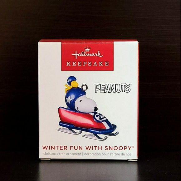 Hallmark Keepsake Ornament 2022 Winter Fun With Snoopy New In Box Collectibles - Picture 1 of 7
